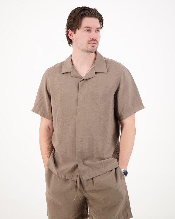 Hank shirt 5971 Taupe