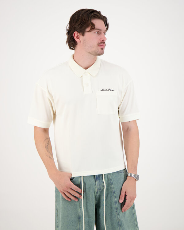 Script Polo offwhite