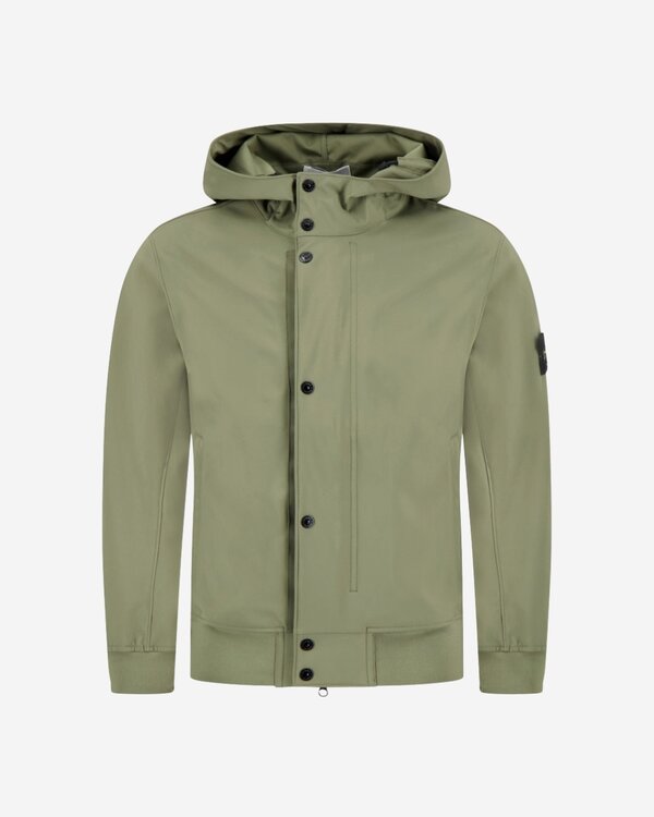 4100118 Light Soft Shell Jas Military Green