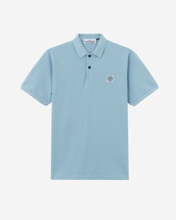 2200011 50/2 Organic Cotton Piqué Polo Powder Blue