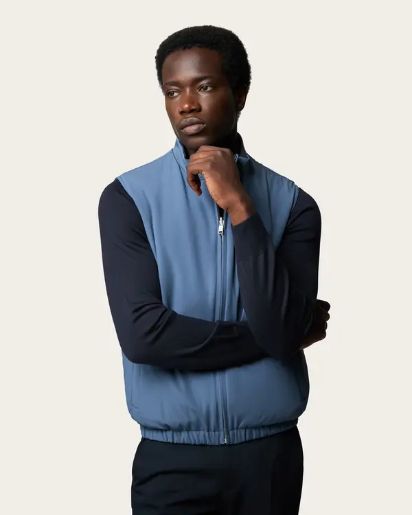 Reversible Vest Blau