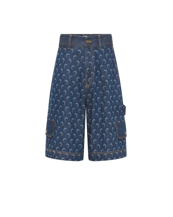 Midnight Blue Denim Bermuda