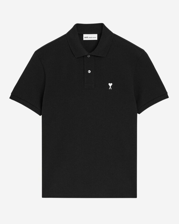 Contrasted Ami De Coeur Polo Schwarz