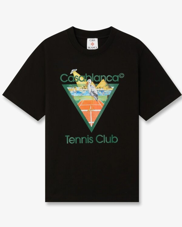 Tennis Club Icon T-Shirt Zwart