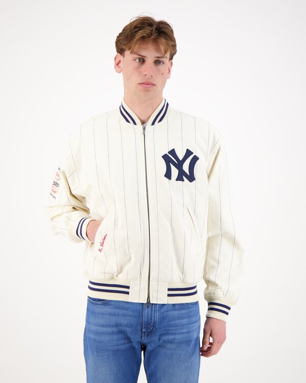 Yankees Bomber Jacke Creme