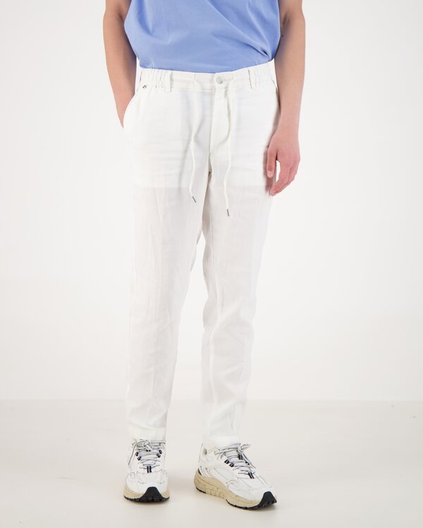 H-Kane -RDS Pantalone Linnenmix Wit