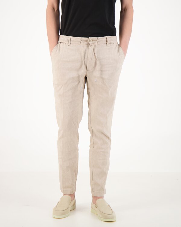 H-Kane -RDS Pantalone Linen mix Beige
