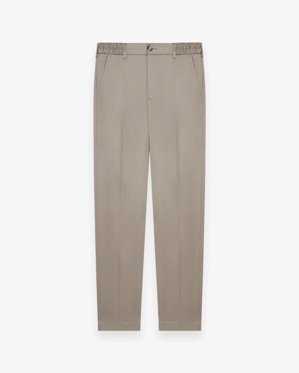 Supima Tapered Trousers lead grey