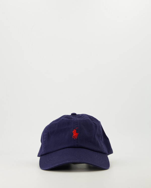 Iconische Katoenen Chino Baseballpet Marine