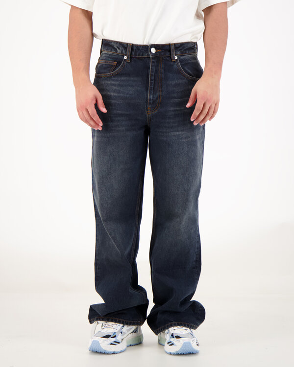 Relaxed Fit Jeans Dunkelblau