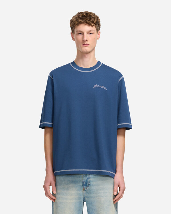 Signature Outline T-Shirt Marine