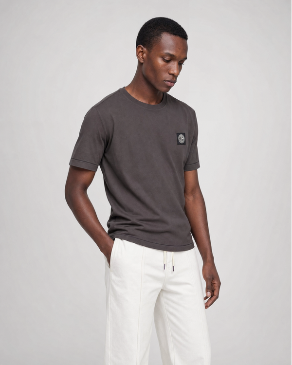 2100027 60/2 Cotton Jersey Garment Dyed T-Shirt Light Grey