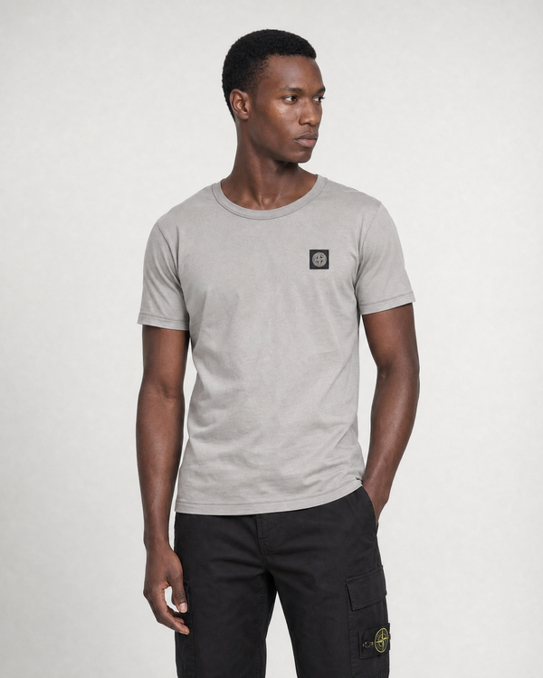 2100027 60/2 Cotton Jersey Garment Dyed T-Shirt Marine Grey