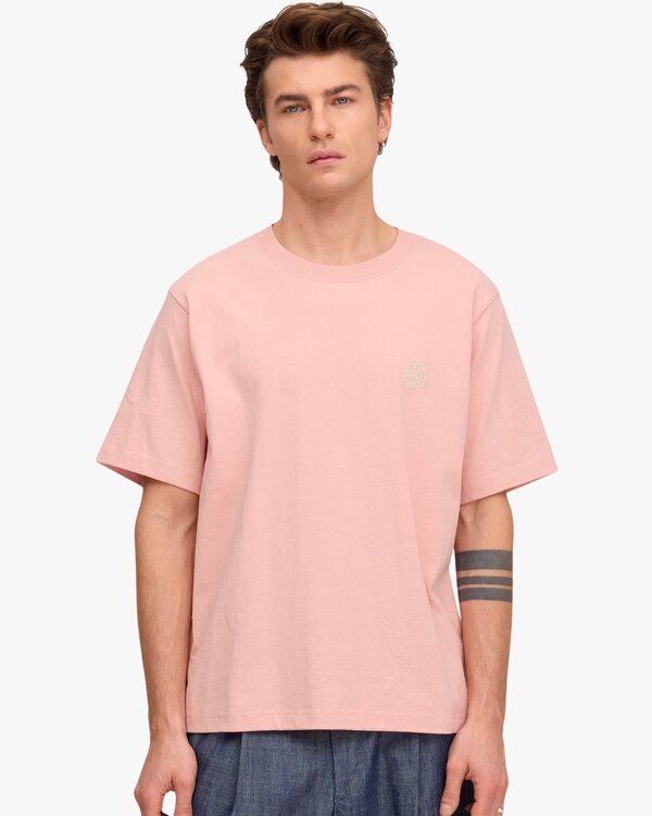 Jett SS Embro T-Shirt Pink