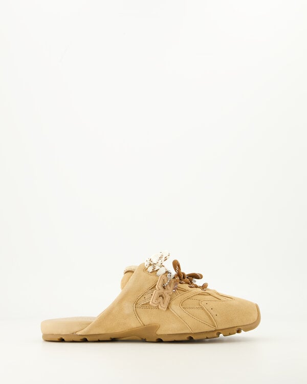 Atlas Slide Suede Beige