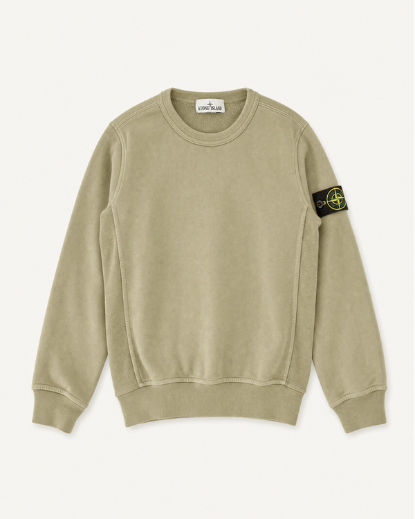 6100001 Brushed Organic Cotton Fleece Sweater Bruin