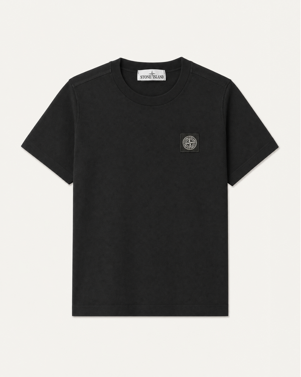 2100003 30/1 Cotton Jersey Shirt Schwarz