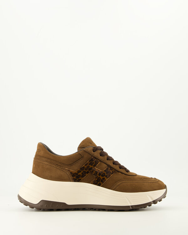H669 Allacciato H Sneaker Donker Bruin