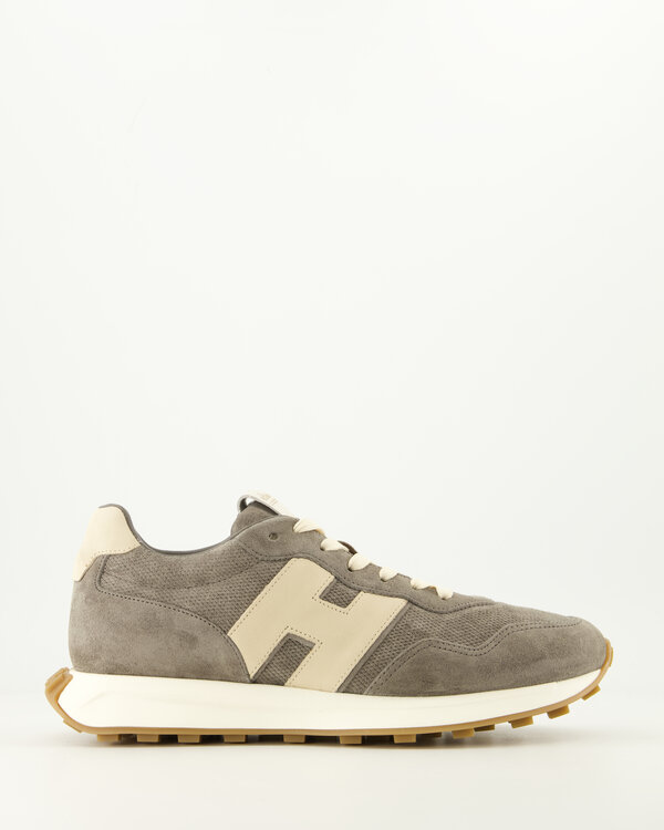 H601 Allacciato H Patch Sneaker Grau
