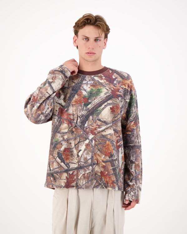Camo Waffle Skate Long Sleeve T-Shirt Camo