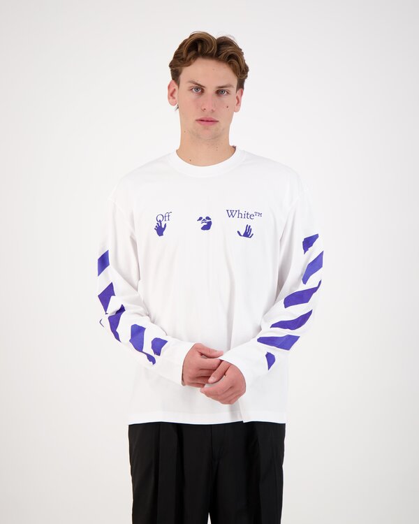 Bacco Arrow Skate L/S T-Shirt White
