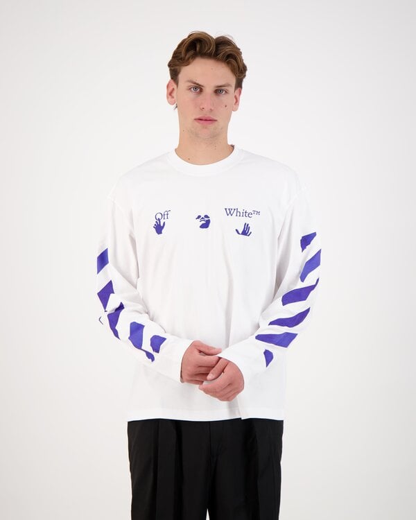 Bacco Arrow Skate L/S T-Shirt Wit