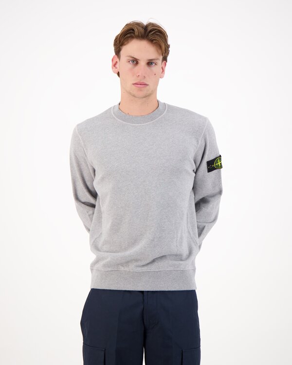 6100060 Organic Cotton Fleece Garment Sweater Donkergrijs