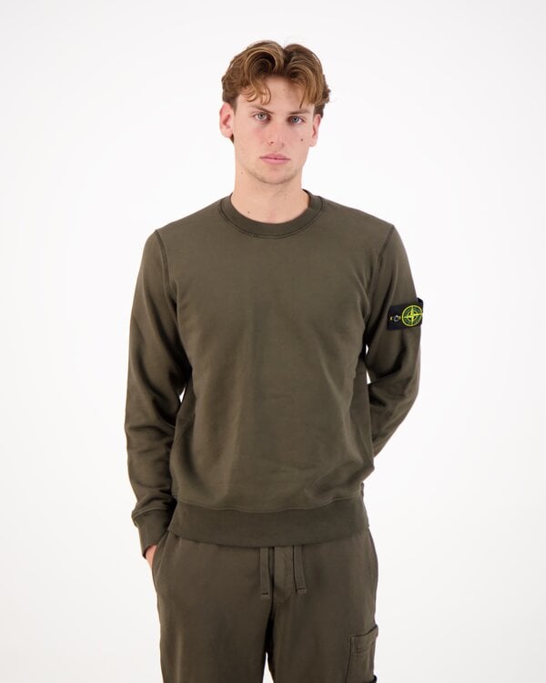 6100060 Organic Cotton Fleece Garment Sweater Lichtgrijs