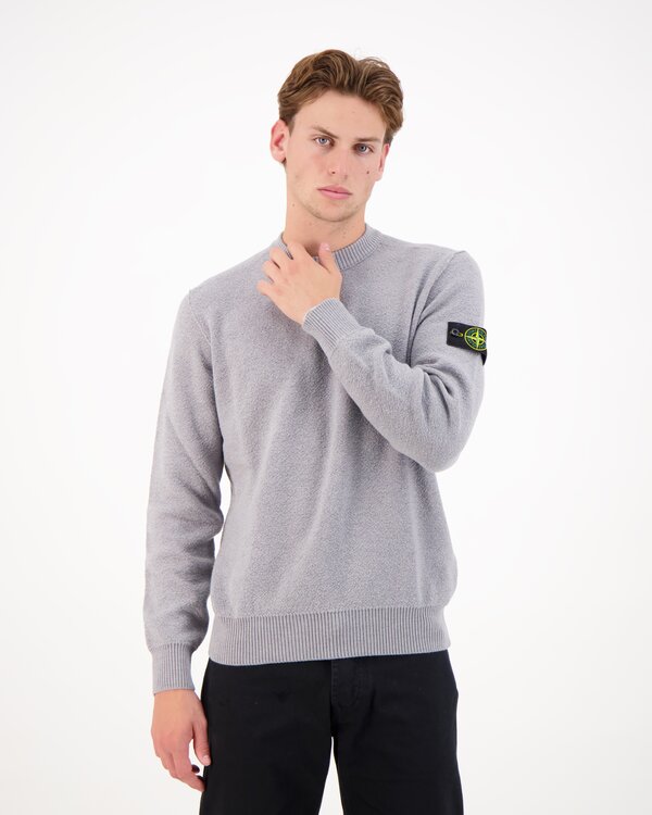 5100011 Pure RWS Wool Sweater M.Grijs