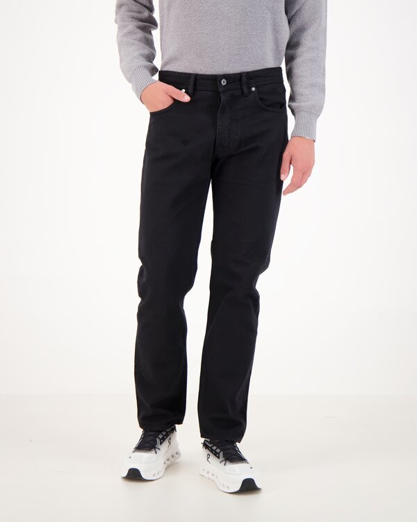J100005 Indigo Denim Rinsed Organic Jeans Schwarz