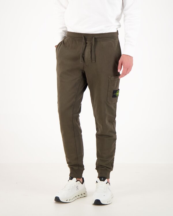 6200010 Organic Melange Cotton Fleece jogger Light Grey