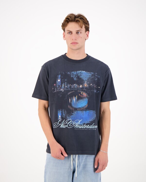 New Amsterdam Surf Association City Of Water Caviar T-Shirt Grijs City Of Water Caviar T-Shirt Grijs