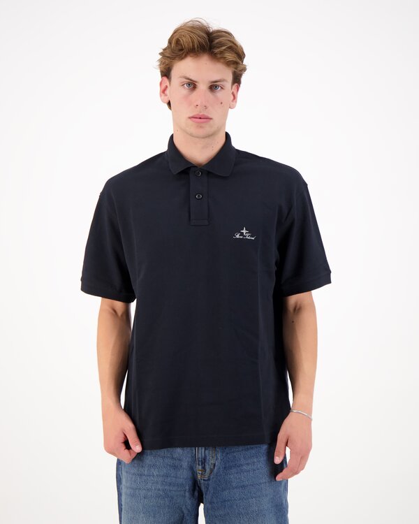 2200002 50/2 Organic Cotton Piqué Polo Marine