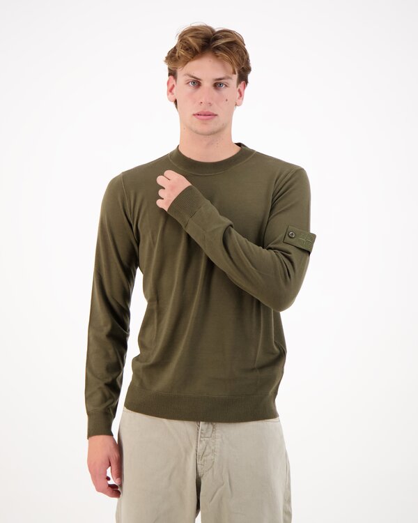 5100074 Light Pure Rws Wool S.I. Ghost Sweater Groen