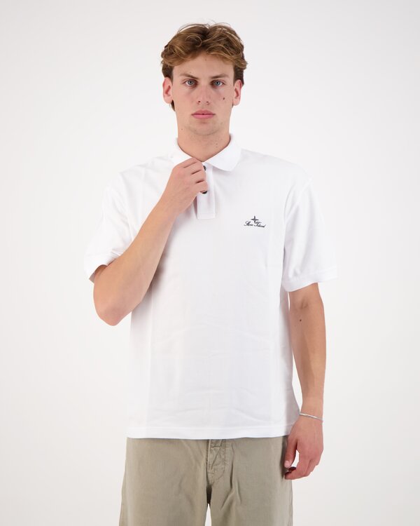 2200002 50/2 Organic Cotton Piqué Polo Wit