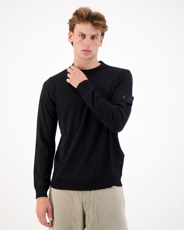 5100074 Light Pure Rws Wool S.I. Ghost Sweater Zwart