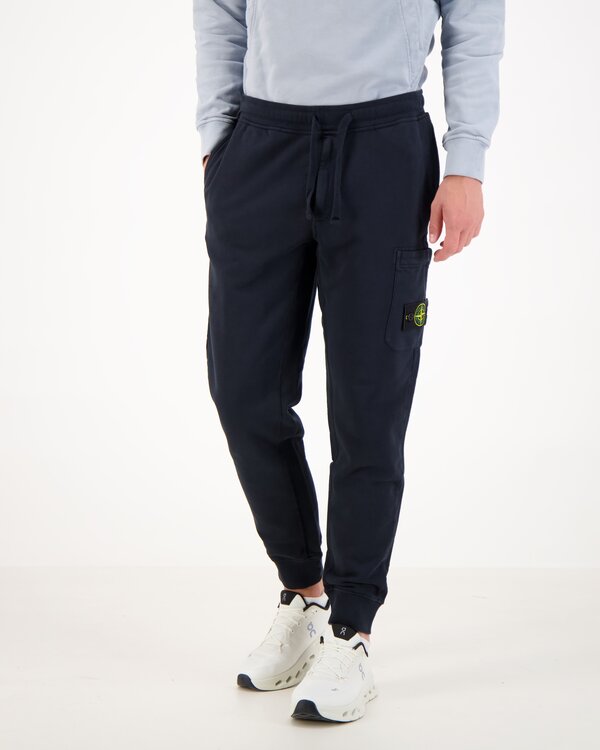 6200010 Organic Melange Cotton Fleece jogger Navy Blue