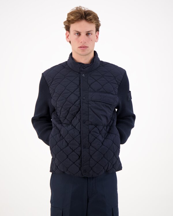 4100016 Nylon Smerigliato Jacke Marine