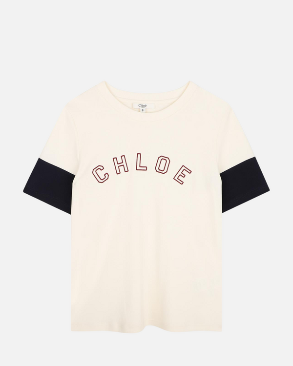 Kurzarm-T-Shirt Beige