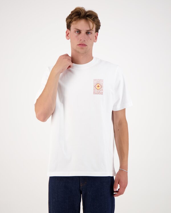 Hermons Mirage Printed Classic T Shirt White