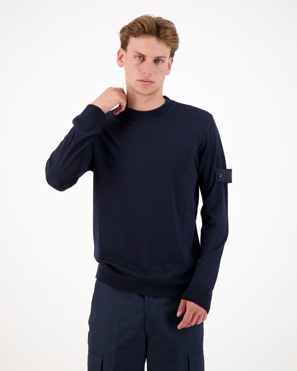 5100074 Light Pure RWS Wool S.I. Ghost Sweater Navy Blue