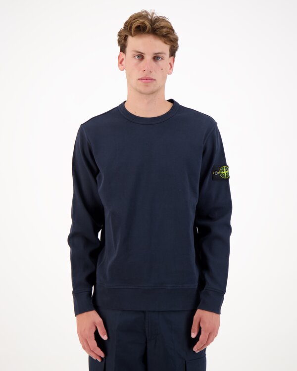 6100017 Organic Cotton Interlock Pullover Marine