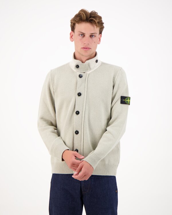 5100047 Lambswool Cardigan Sand