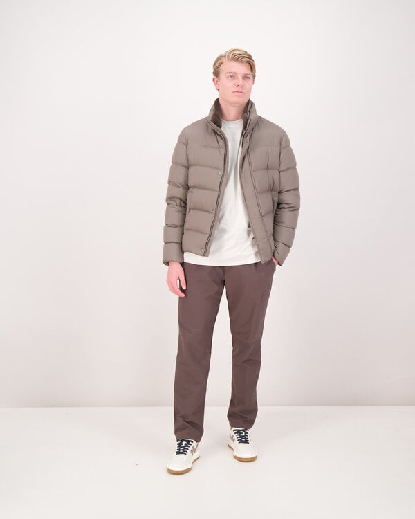 Arendelle Con Collo Faux Fur Bomber Jas Beige