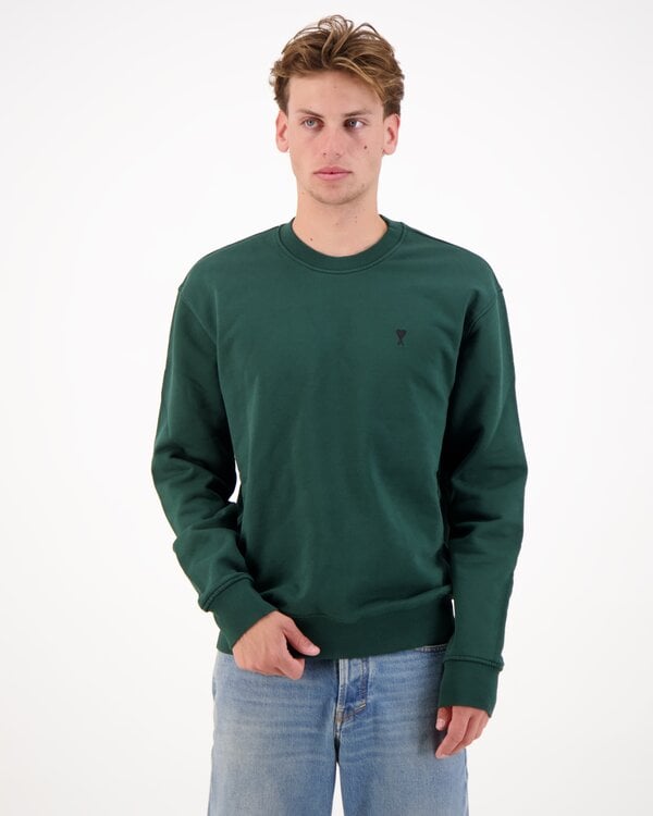 Ami De Coeur White Logo Sweater Groen