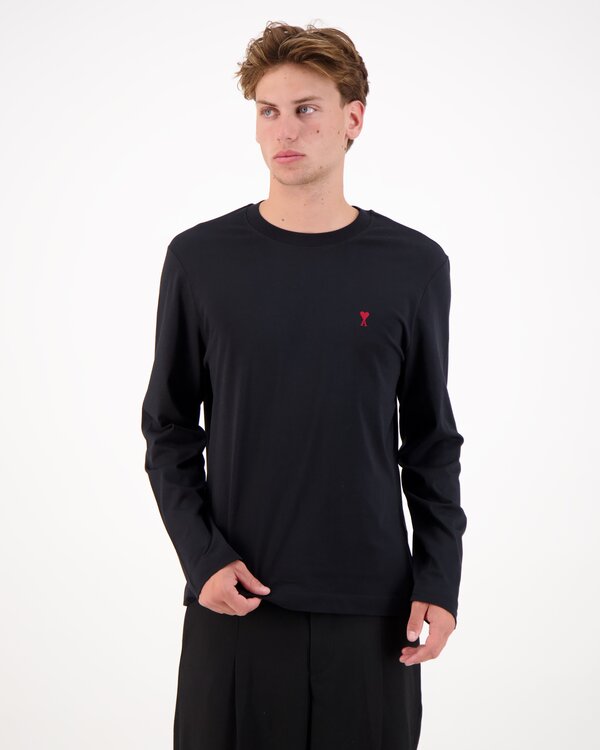 Ami De Coeur Long Sleeve T-Shirt Black