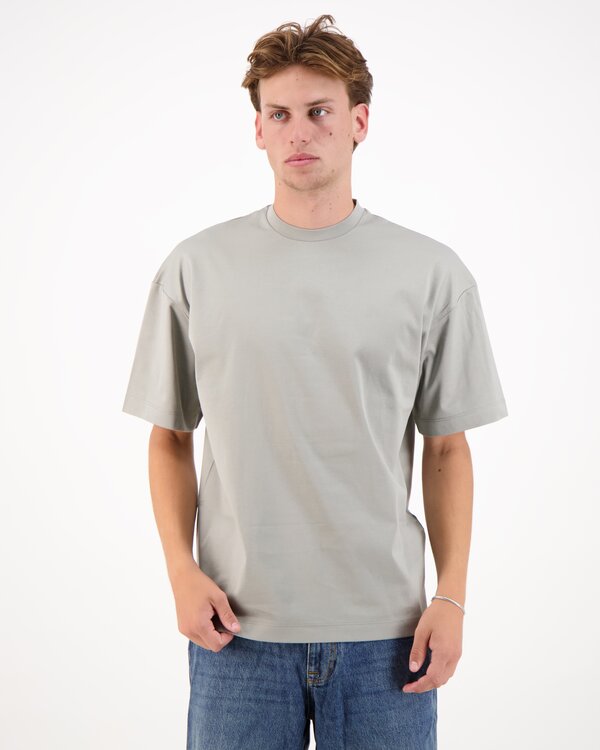 Interlock Supima Oversized T-shirt Granite