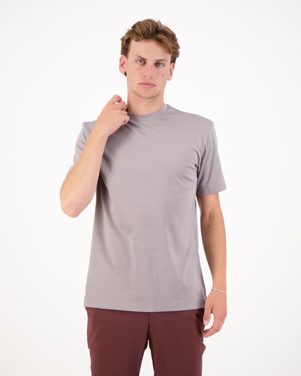 Interlock Supima T-Shirt Grijs
