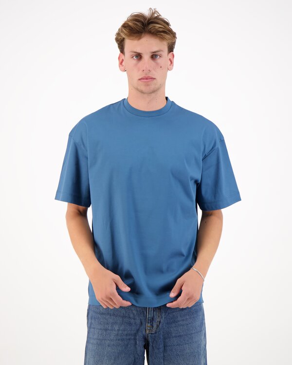 Interlock Supima Oversized T-Shirt Sherpa Blue