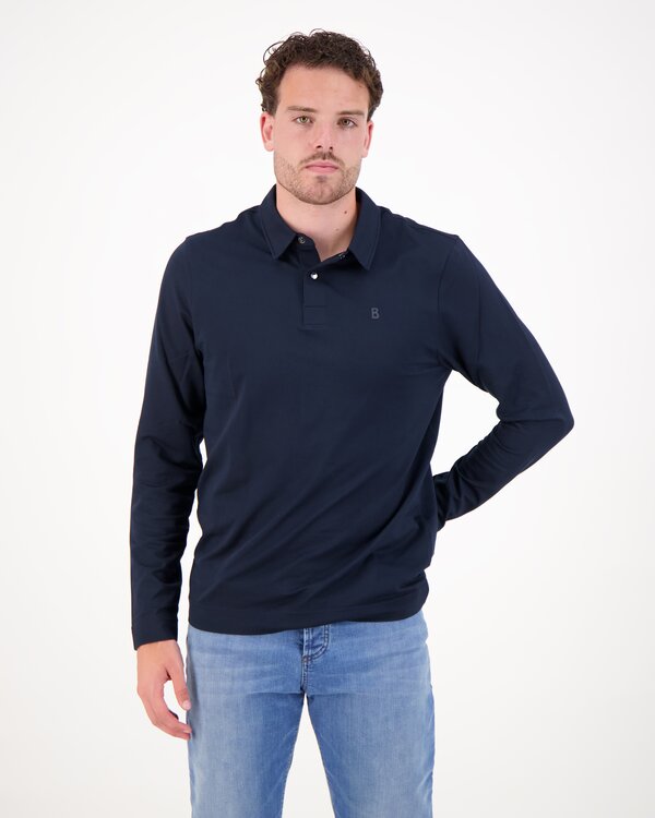 Timon Longsleeve Polo Navy